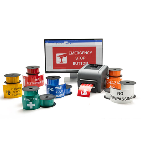 Brother TD-4750TNWBCS Desktop Label Printer — Safety Label Edition