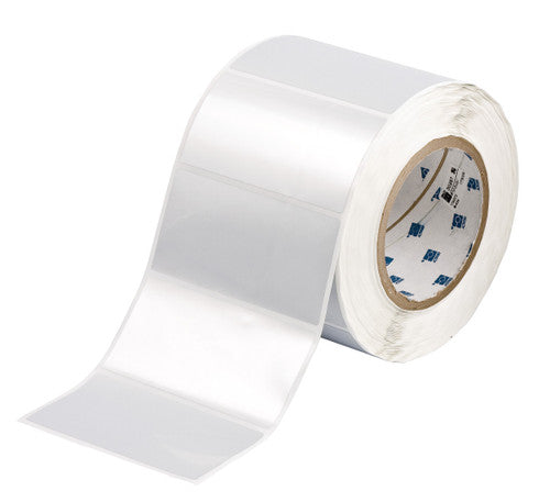 Brady Metallic Polyester Labels 4x2 Silver