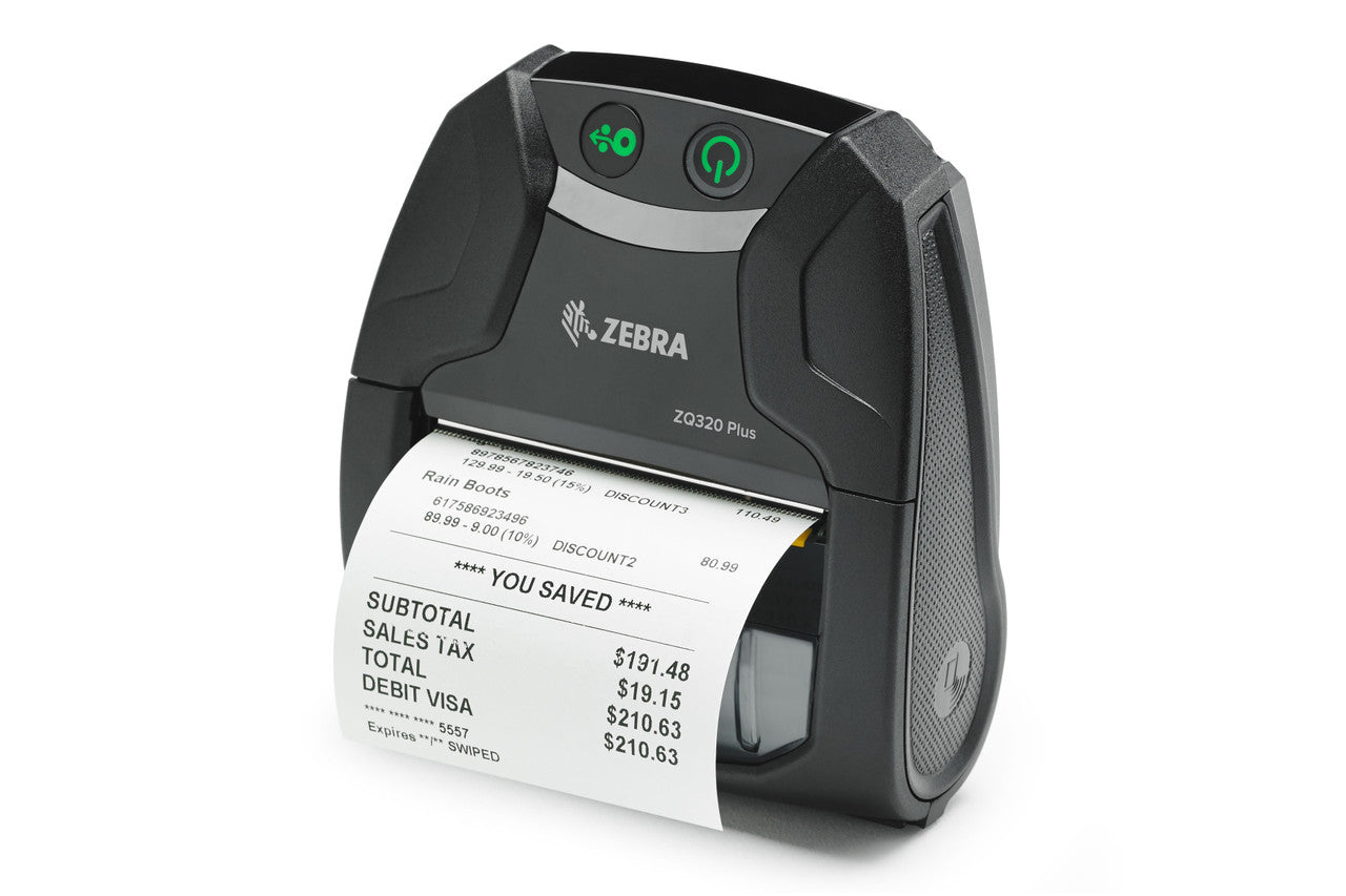 Zebra ZQ320 Plus 3 inch Mobile Printer